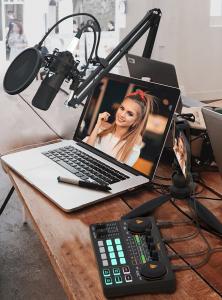 Mikrofon Maono Zestaw mikrofonowy XLR: statyw, koszyk, pop filtr 6