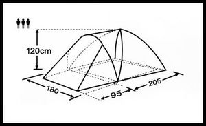 Namiot turystyczny Abarqs Malwa 3A 5