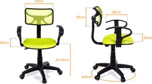Krzesło biurowe U-fell 8904 Zielone 3