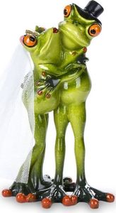 Art-Pol Figurka Żabki Zakochana Para Ślub Wesele H: 16.5cm 1