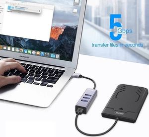 HUB USB Kaku 4x USB 3.0 szary (KSC-276) 5