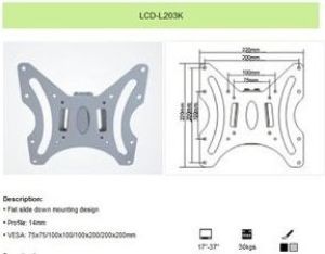 Sunne Uchwyt ścienny LCD-L203K 17'' - 37'' 2
