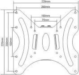 Sunne Uchwyt ścienny LCD-L203K 17'' - 37'' 3
