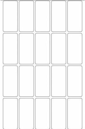 Herma Etykiety samoprzylepne 19x40 mm (10609) 2