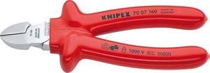 Knipex Szczypce tnące boczne izolowane Knipex 70 07 160 chromowane 1
