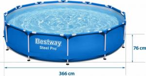 Bestway Basen stelażowy Steel Pro 366cm 7w1 (56681) 5