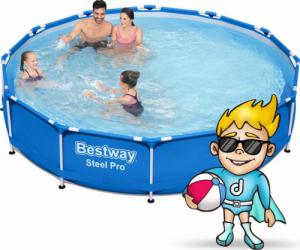 Bestway Basen stelażowy Steel Pro 366cm 16w1 (56681) 2
