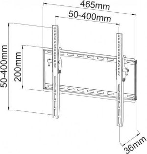 Techly Uchwyt ścienny ICA-PLB-161M 23'' - 55'' 3