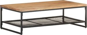 vidaXL Stolik kawowy, 110x60x35 cm, lite drewno akacjowe 1