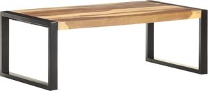 vidaXL Stolik kawowy, 110 x 60 x 40 cm, drewno stylizowane na sheesham 1