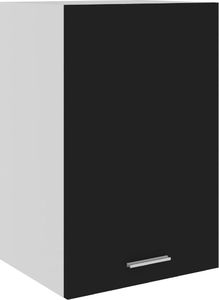 vidaXL Szafka kuchenna, czarna, 39,5x31x60 cm, płyta wiórowa 1