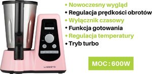 Multicooker Labesto Robot Wielofunkcyjny LABESTO z funkcją gotowania LRW4006G + PAROWAR GRATIS uniw 13