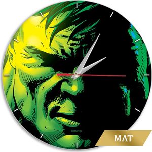 Zegar ścienny matowy Hulk 001 Marvel Zielony 1