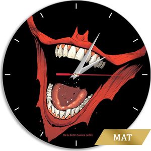 Zegar Ścienny Matowy Joker 002 DC Czarny 1