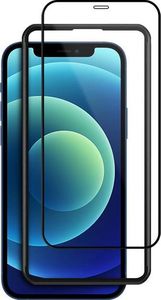 Crong Crong Anti-Bacterial 3D Armour Glass Szkło hartowane 9H na cały ekran iPhone 12 Mini + ramka instalacyjna 2