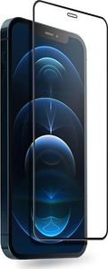 Crong Crong Anti-Bacterial 3D Armour Glass Szkło hartowane 9H na cały ekran iPhone 12 / iPhone 12 Pro + ramka instalacyjna 3