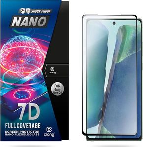 Crong Crong 7D Nano Flexible Glass Niepękające szkło hybrydowe 9H na cały ekran Samsung Galaxy Note 20 2