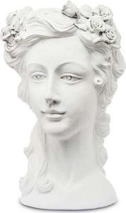 Art-Pol Osłonka dekoracyjna Głowa Kobieta na kwiaty 1