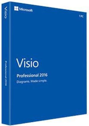 Program Microsoft Visio 2016 Professional PL 32/64-bit Medialess (D87-07129) 1
