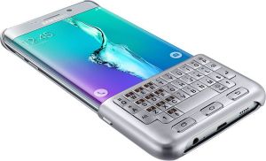 Samsung Galaxy S6 Edge Osłona z klawiaturą QWERTY, Srebrny (EJ-CG928BSEGWW) 4