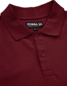Pit Bull West Coast Koszulka Polo Pit Bull Slim Logo '20 - Bordowa L 4