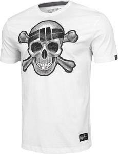 Pit Bull West Coast Koszulka Pit Bull Skull Wear'20 - Biała L 1