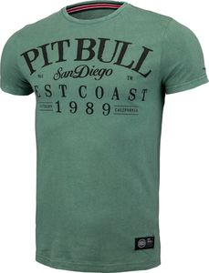 Pit Bull West Coast Koszulka Pit Bull Denim Washed Oldschool'20 - Zielona M 1