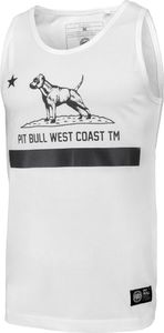 Pit Bull West Coast Tank Top Pit Bull Slim Fit Lycra Cal Flag'20 - Biały L 1