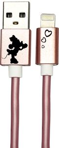 Kabel USB USB-A - Lightning 1 m Różowy (DUSMIN002) 1