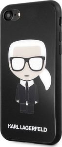 Karl Lagerfeld Karl Lagerfeld KLHCI8DLFKBK iPhone 7/8 SE 2020 czarny/black hard case Iconic Karl Glitter 2