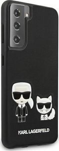 Karl Lagerfeld Karl Lagerfeld KLHCS21SPCUSKCBK S21 G991 czarny/black hardcase Ikonik Karl & Choupette 4