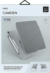 Etui na tablet Uniq UNIQ etui Camden iPad Air 10,9" (2020) szary/fossil grey Antimicrobial 9