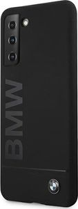 BMW Etui BMW BMHCS21MSLBLBK S21+ G996 czarny/black hardcase Silicone M Collection Big Logo 2
