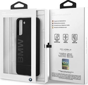 BMW Etui BMW BMHCS21MSLBLBK S21+ G996 czarny/black hardcase Silicone M Collection Big Logo 8