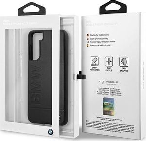 BMW Etui BMHCS21MSLLBK S21+ G996 czarny/black hardcase Signature Logo Imprint 8