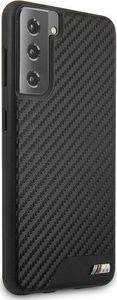 BMW Etui BMW BMHCS21SCABBK S21 G991 czarny/black hardcase M Collection PU Carbon 4