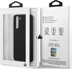BMW Etui BMW BMHCS21SSILBK S21 G991 czarny/black hardcase Silicone Signature 8