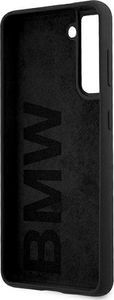 BMW Etui BMW BMHCS21SSLBLBK S21 G991 czarny/black hardcase Silicone M Collection Big Logo 7