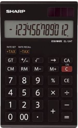 Kalkulator Sharp EL124TWH 1