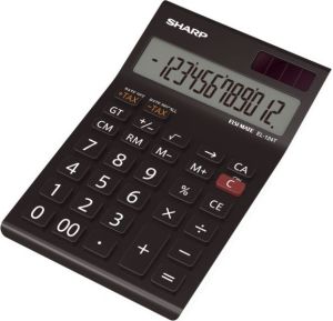 Kalkulator Sharp EL124TWH 2