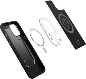Spigen Spigen Mag Armor iPhone 12/12 Pro 6,1" czarny mat/matte black ACS01865 7