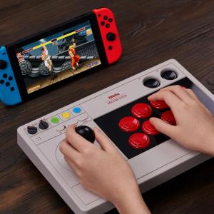 Joystick 8BitDo Arcade Stick szary 8