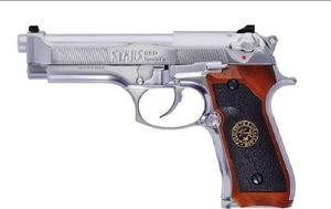 Cybergun Pistolet 6mm WE M92 Biohazard Samurai Edge Silver 1