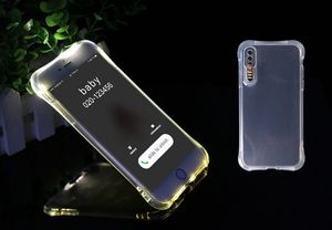 Gline Etui case obudowa do Iphone X - świecące przezroczyste 2