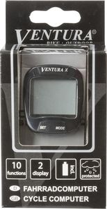Ventura Bike LICZNIK ROWEROWY PRZEWODOWY VENTURA X 244550 CZARNY 2