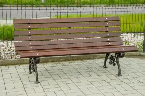 Baster Ławka żeliwna ogrodowa, parkowa na taras id.0112 4