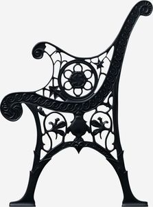 Baster Ławka żeliwna ogrodowa, parkowa na taras id.0121 2