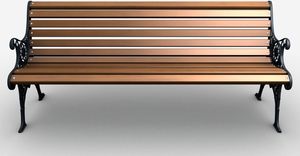 Baster Ławka żeliwna ogrodowa, parkowa na taras id.0121 3