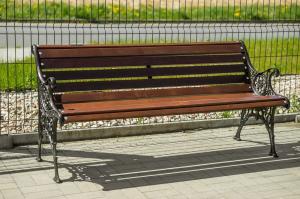 Baster Ławka żeliwna ogrodowa, parkowa na taras id.0121 4