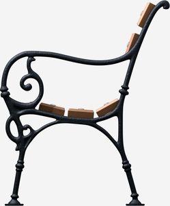 Baster Ławka żeliwna ogrodowa, parkowa na taras id.0109 2